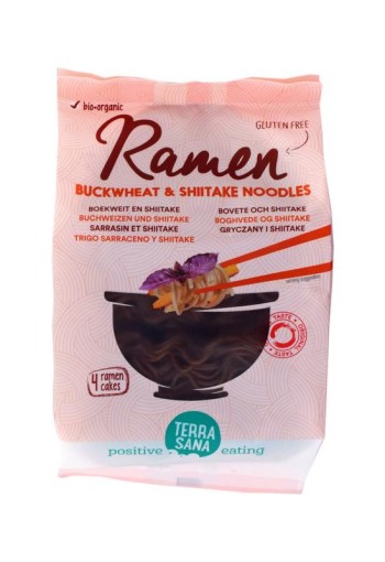 TerraSana Ramen boekweit shiitake bio (280 Gram)