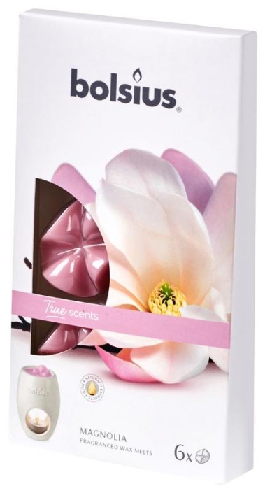 Bolsius True Scents waxmelts magnolia (6 Stuks)