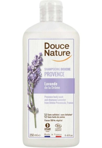Douce Nature Douchegel & shampoo lavendel provence bio (250 Milliliter)