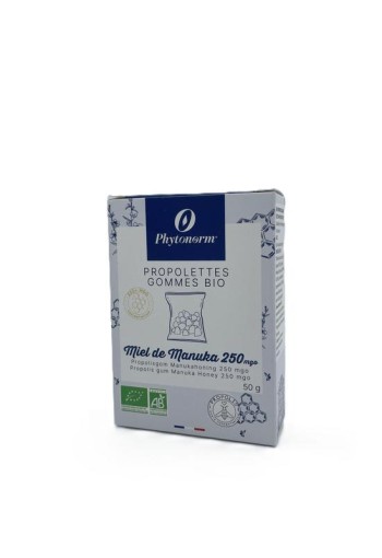 Phytonorm Propolis gommetjes met Manuka honing 250 MGO bio (50 Gram)