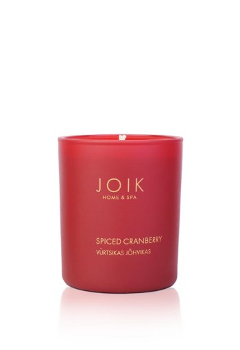 Joik Organics Soywax kaars spiced cranberry (145 Gram)