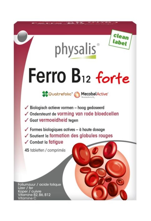 Physalis Ferro B12 forte (45 Tabletten)