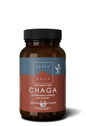 Terranova Fermented chaga (50 Vegetarische capsules)
