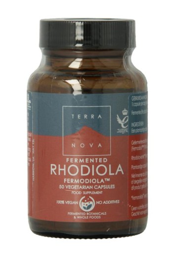 Terranova Fermented rhodiola fermodiola (50 Vegetarische capsules)