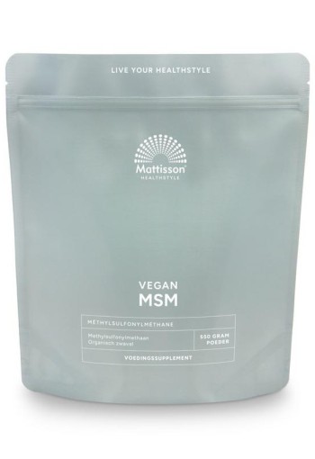 Mattisson Vegan MSM poeder pure (550 Gram)