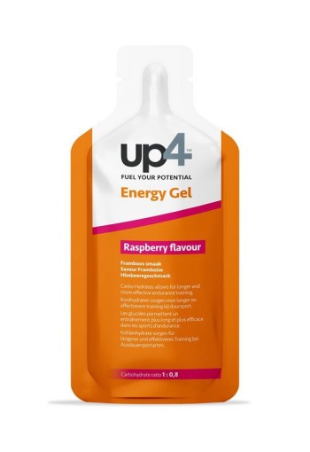 UP4 Energy gel raspberry (55 Gram)