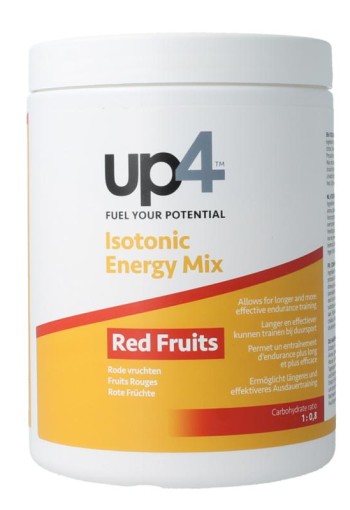 UP4 Isotonic drink poeder rode fruit (735 Gram)