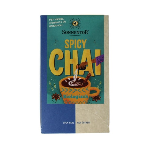 Sonnentor Spicy chai thee bio (18 Zakjes)