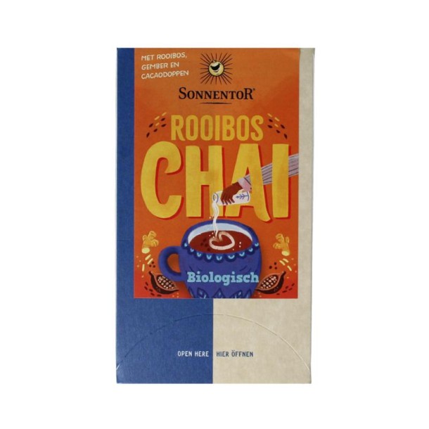 Sonnentor Rooibos chai thee bio (18 Zakjes)