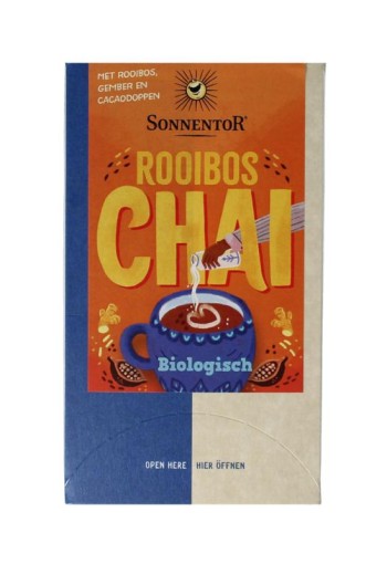 Sonnentor Rooibos chai thee bio (18 Zakjes)