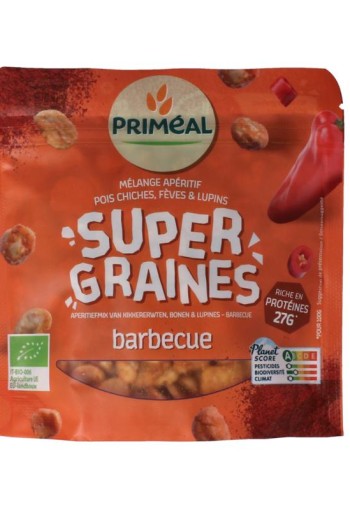 Primeal Kikkererwten, bonen, lupines mix barbecue bio (100 Gram)