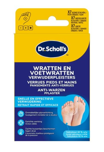 Dr. Scholl's Wratten en voetwratten verwijderpleisters (21 Stuks)