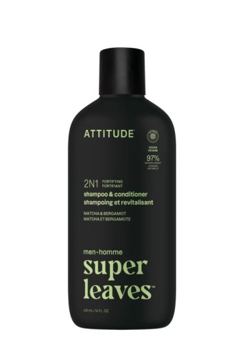Attitude Men 2in1 shampoo & conditioner bergamot & matcha (415 Milliliter)