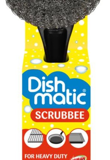 Dishmatic Scrubbee staalborstel (1 Stuks)