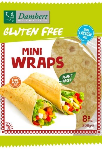 Damhert Mini wraps glutenvrij (8 Stuks)