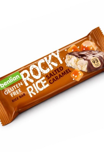 Benlian Rocky rice salted caramel bar glutenvrij (18 Gram)
