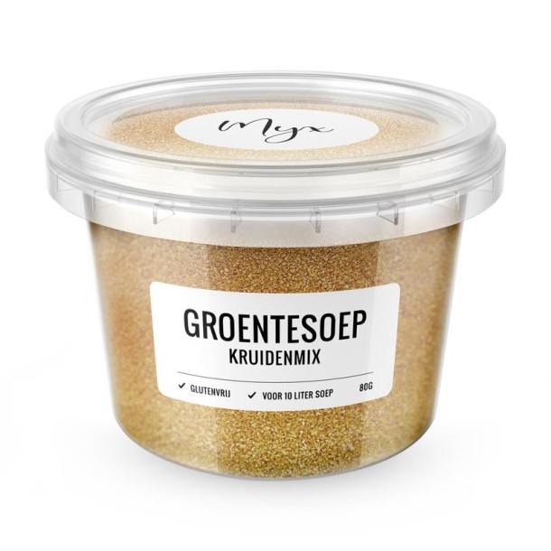 Myx Kruidenmix groentesoep glutenvrij (80 Gram)