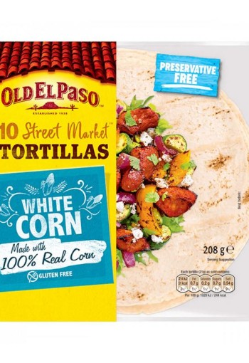 Old El Paso Mini tortillas glutenvrij (208 Gram)