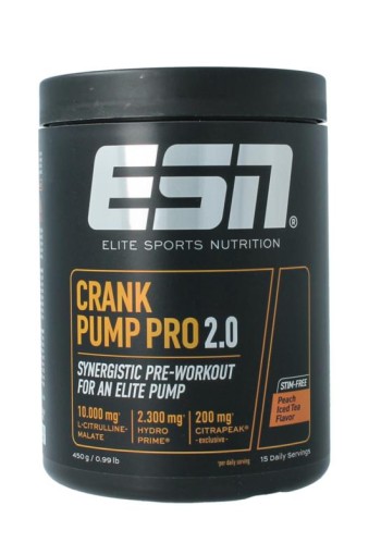 ESN Crank pump pro 2.0 peach tea (450 Gram)