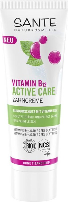 Sante Tandpasta vitamine B12 active care (75 Milliliter)