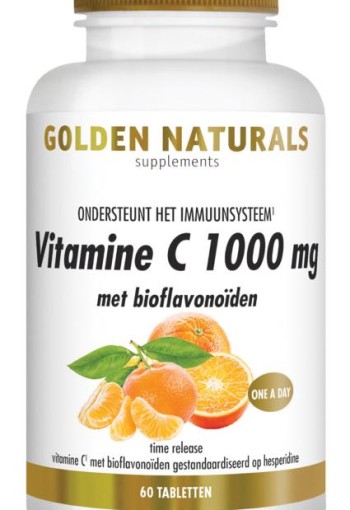 Golden Naturals Vitamine C 1000 bioflavonoiden (60 Tabletten)