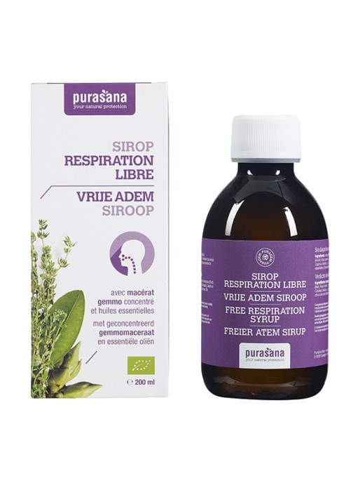 Purasana Puragem vrije adem siroop bio (200 Milliliter)