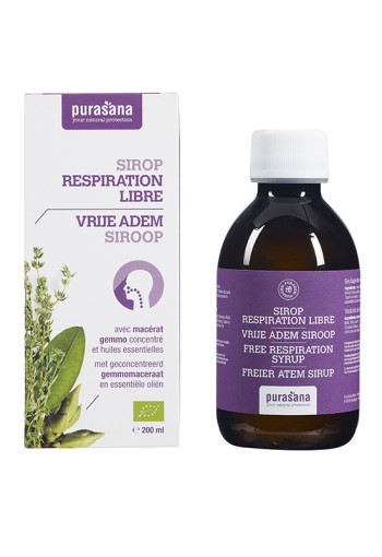 Purasana Puragem vrije adem siroop bio (200 Milliliter)