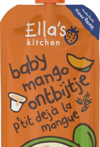 Ella's Kitchen Baby ontbijtje mango 6+ maanden bio (100 Gram)