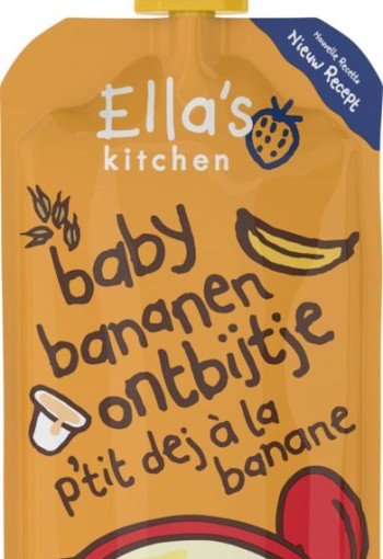 Ella's Kitchen Baby ontbijtje banaan 6+ maanden bio (100 Gram)