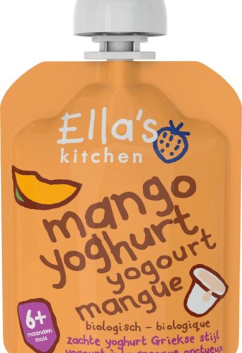 Ella's Kitchen Mango yoghurt griekse stijl 6+ maanden bio (90 Gram)