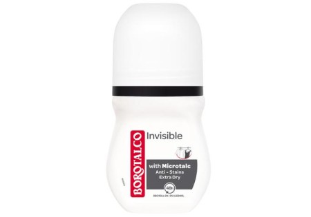 Borotalco Deodorant roller invisible 50 Milliliter