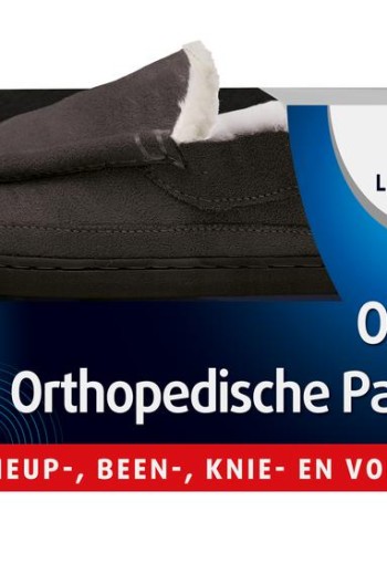 Lucovitaal Orthopedische pantoffels antraciet 43-44 (1 paar)