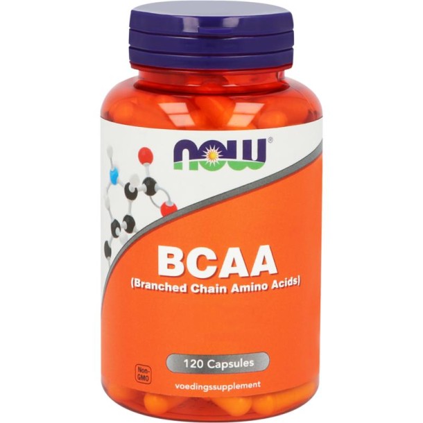 NOW BCAA (Branched Chain Amino Acids) (120 Vegetarische capsules)