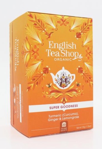 English Tea Shop Turmeric ginger & lemongrass bio (20 Zakjes)