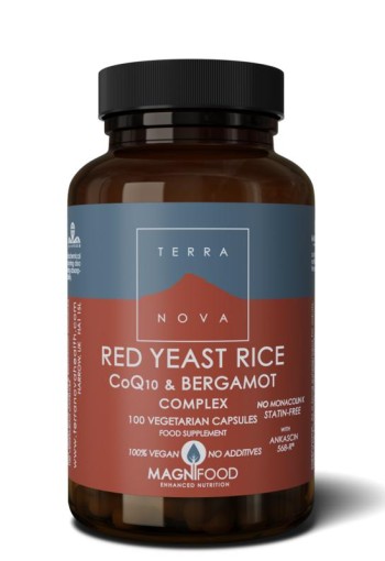 Terranova Red yeast rice CoQ10 bergamot complex (100 Vegetarische capsules)