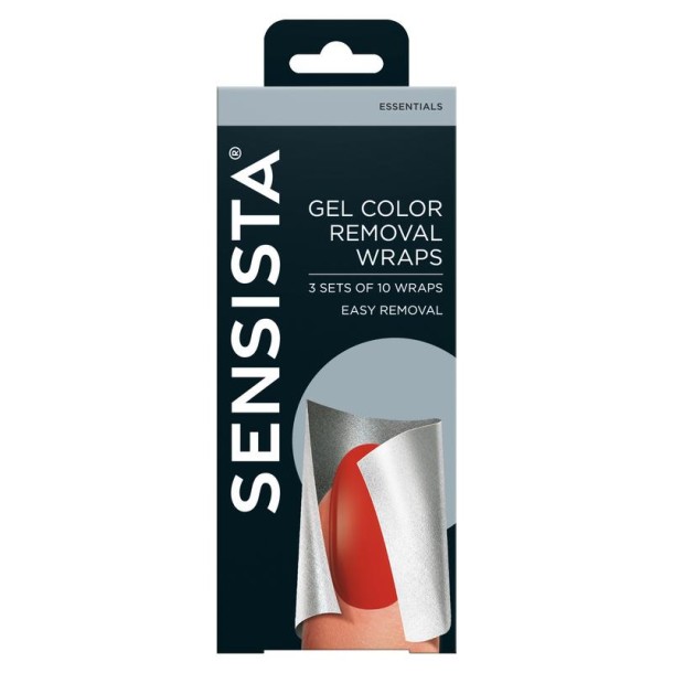 Sensista Gel color removal wrap 3 x 10 (30 Stuks)