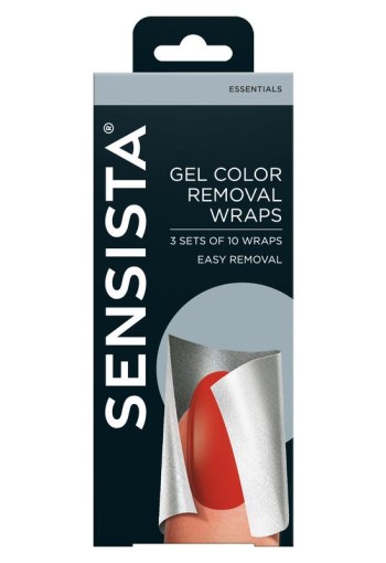 Sensista Gel color removal wrap 3 x 10 (30 Stuks)