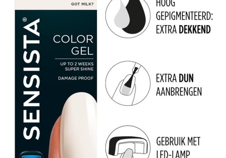 Sensista Color gel got milk (7,5 Milliliter)