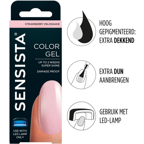Sensista Color gel strawberry milkshake (7,5 Milliliter)