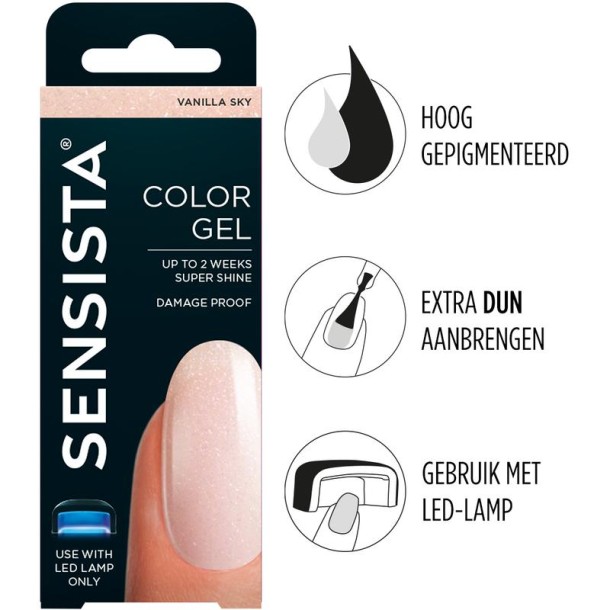 Sensista Color gel vanilla sky (7,5 Milliliter)