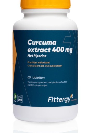 Fittergy Curcuma extract 400mg (60 Tabletten)