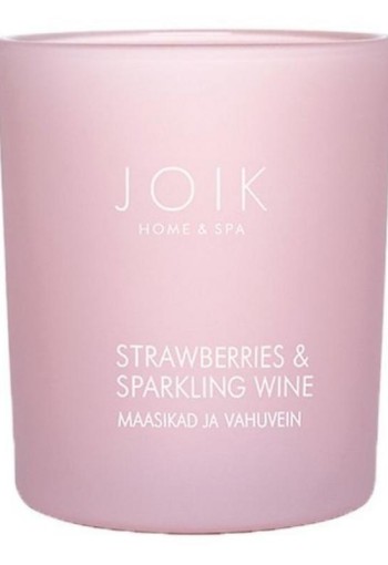 Joik Organics Geurkaars strawberry & sparkling wine vegan (150 Gram)