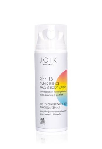 Joik Organics Gezicht & bodylotion SPF15 (150 Milliliter)