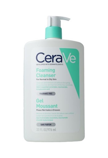 Cerave Reiniger schuimend (976 Milliliter)
