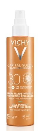 Vichy Capital soleil uv cell protect fluide spray SPF30 (200 Milliliter)