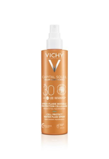 Vichy Capital soleil uv cell protect fluide spray SPF30 (200 Milliliter)