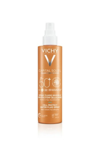 Vichy Capital soleil uv cell protect fluide spray SPF50 (200 Milliliter)