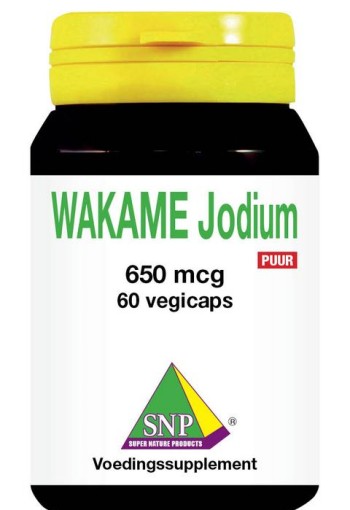 SNP Wakame jodium 650mcg (60 Vegetarische capsules)