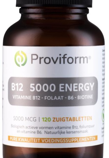 Proviform Vitamine B12 5000 mcg energy (120 Zuigtabletten)