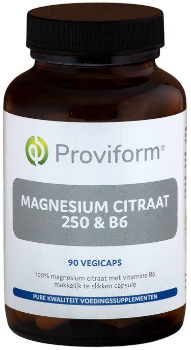 Proviform Magnesium citraat 250 & B6 (90 Vegetarische capsules)